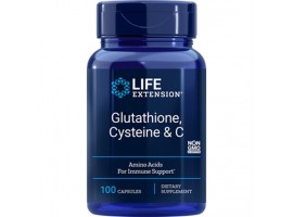 Life Extension Glutathione, Cysteine & C, 100 vege capsules